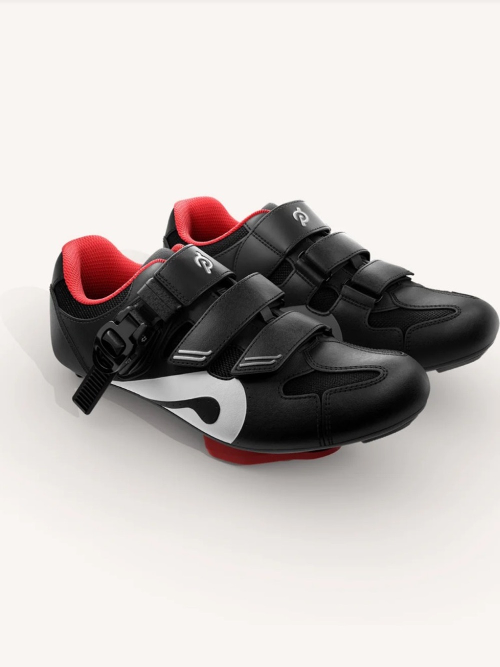 NWT Peloton Black Cycling Shoes with White Logo